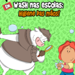 Lolli e Flor em WASH nas escolas: higiene